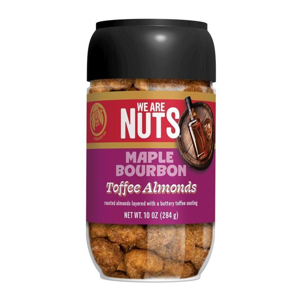 We Are Nuts Maple Bourbon Toffee Almonds, 10 Ounce -- 12 Per Case