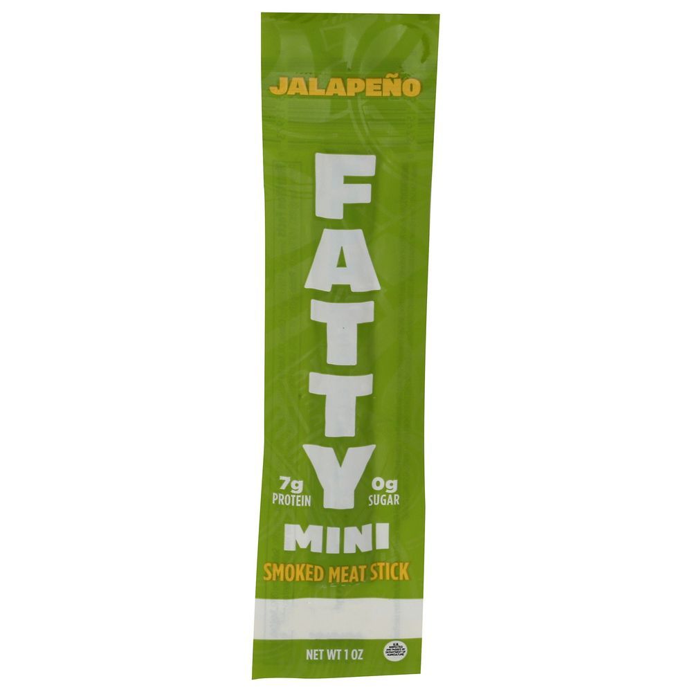 Fatty Minis Jalapeno Smoked Meat Sticks, 5 Ounce -- 8 Per Case