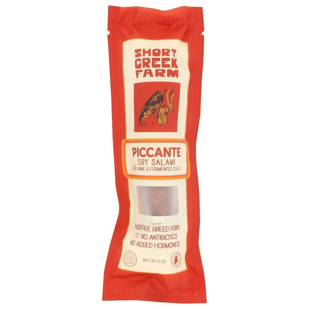 Short Creek Farm Piccante Dry Salami, 5 Ounce -- 8 Per Case