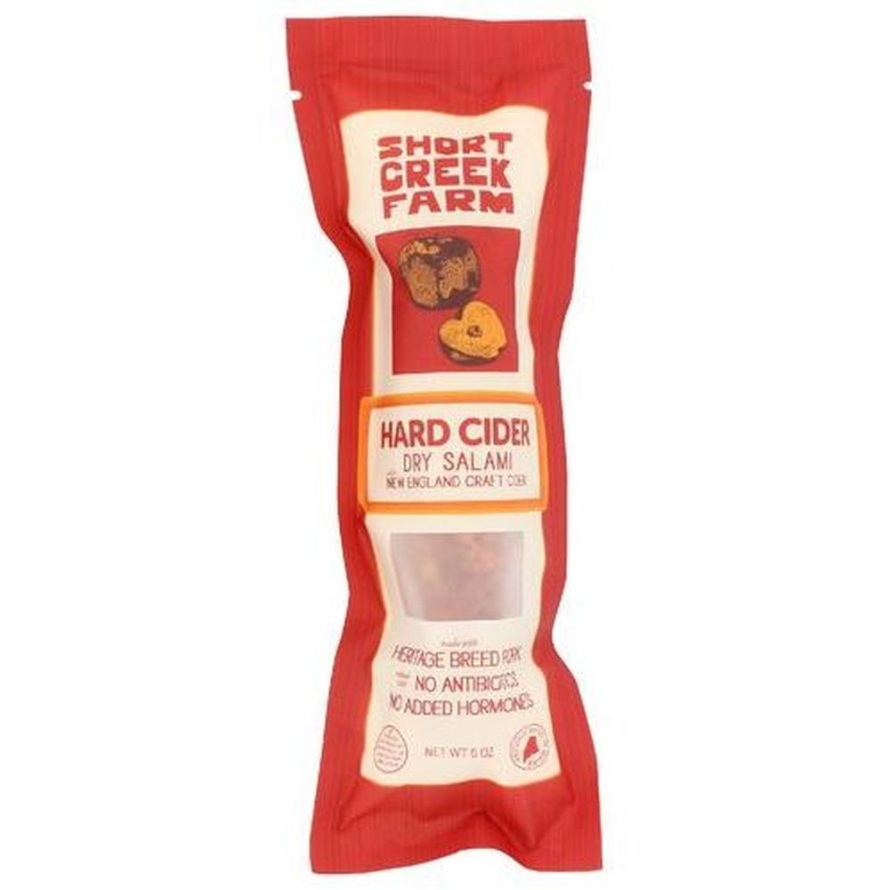 Short Creek Farm Hard Cider Dry Salami, 5 Ounce -- 8 Per Case