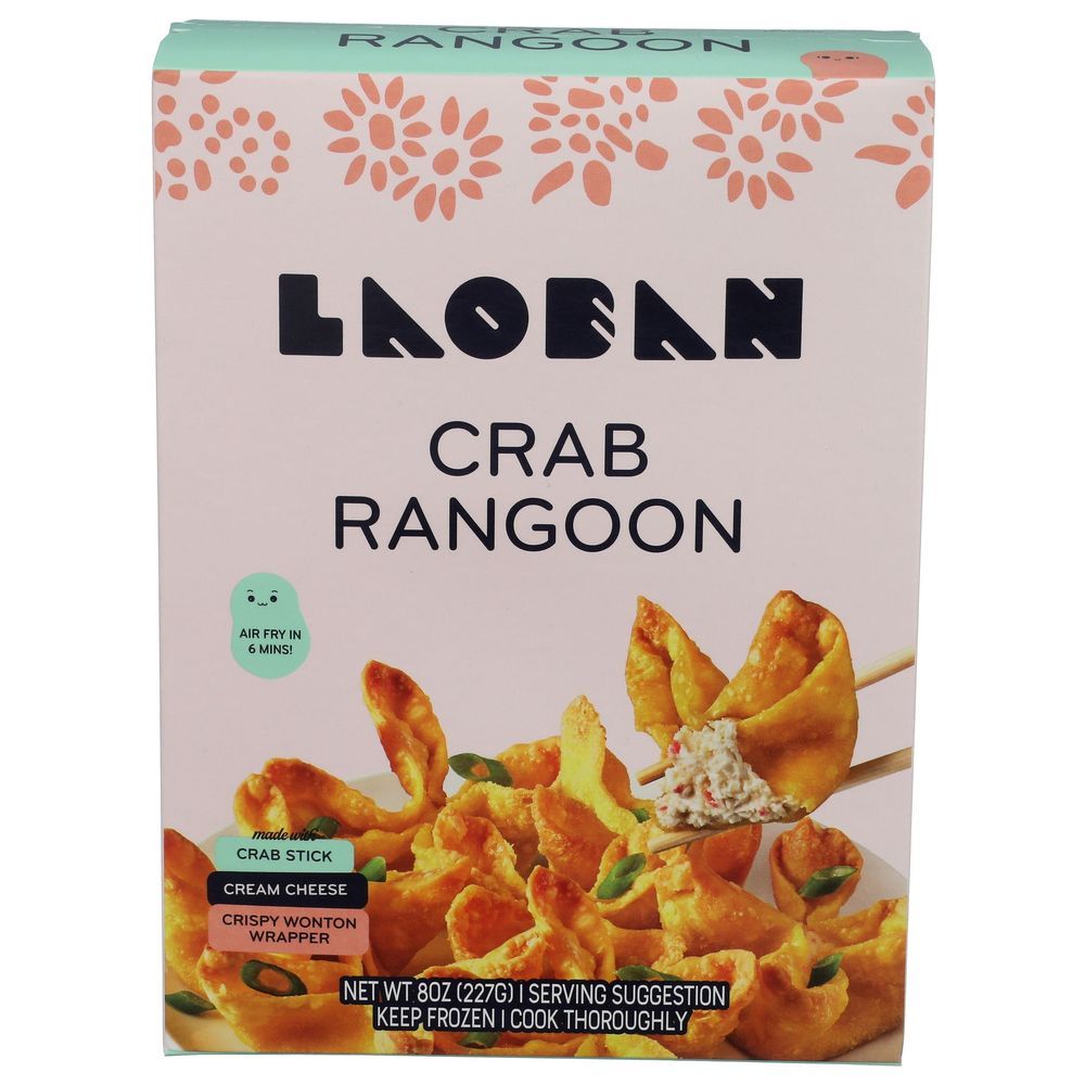 Laoban Crab Rangoon, 8 Ounce -- 6 Per Case