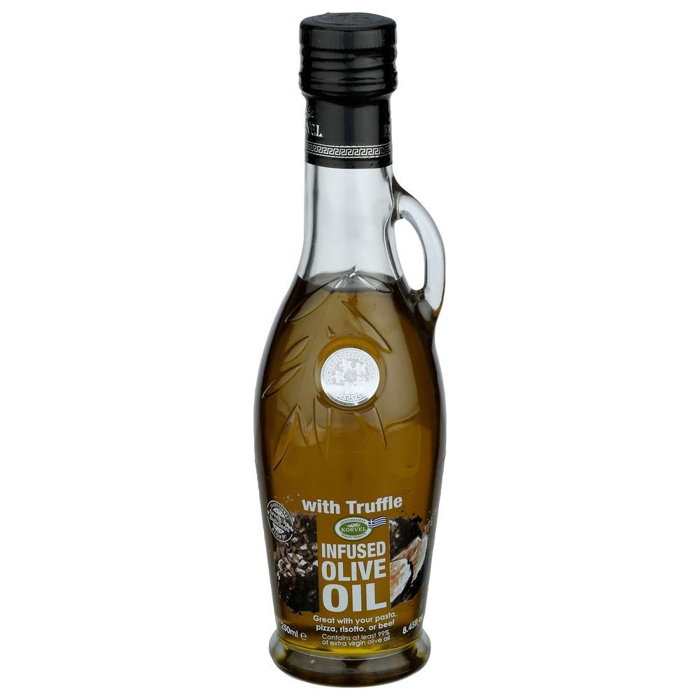Korvel Greek Extra Virgin Olive Oil With Truffle Flavor, 8.45 Fluid Ounce -- 6 Per Case