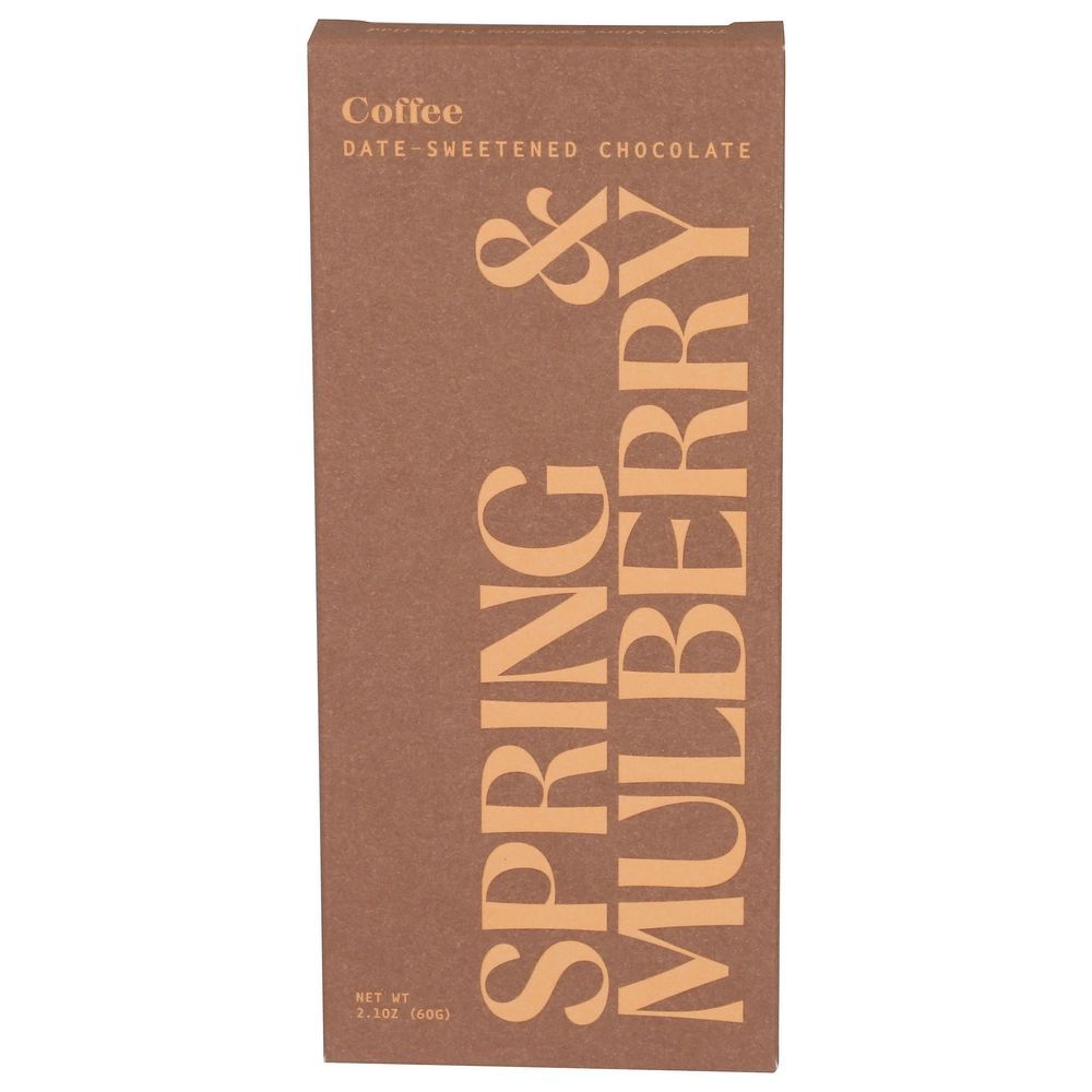 Spring And Mulberry Coffee Chocolate Bar, 2.1 Ounce -- 12 Per Case