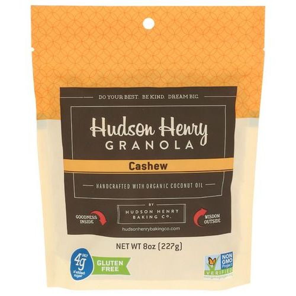 Hudson Henry Granola Cashew Granola, 8 Ounce -- 6 Per Case