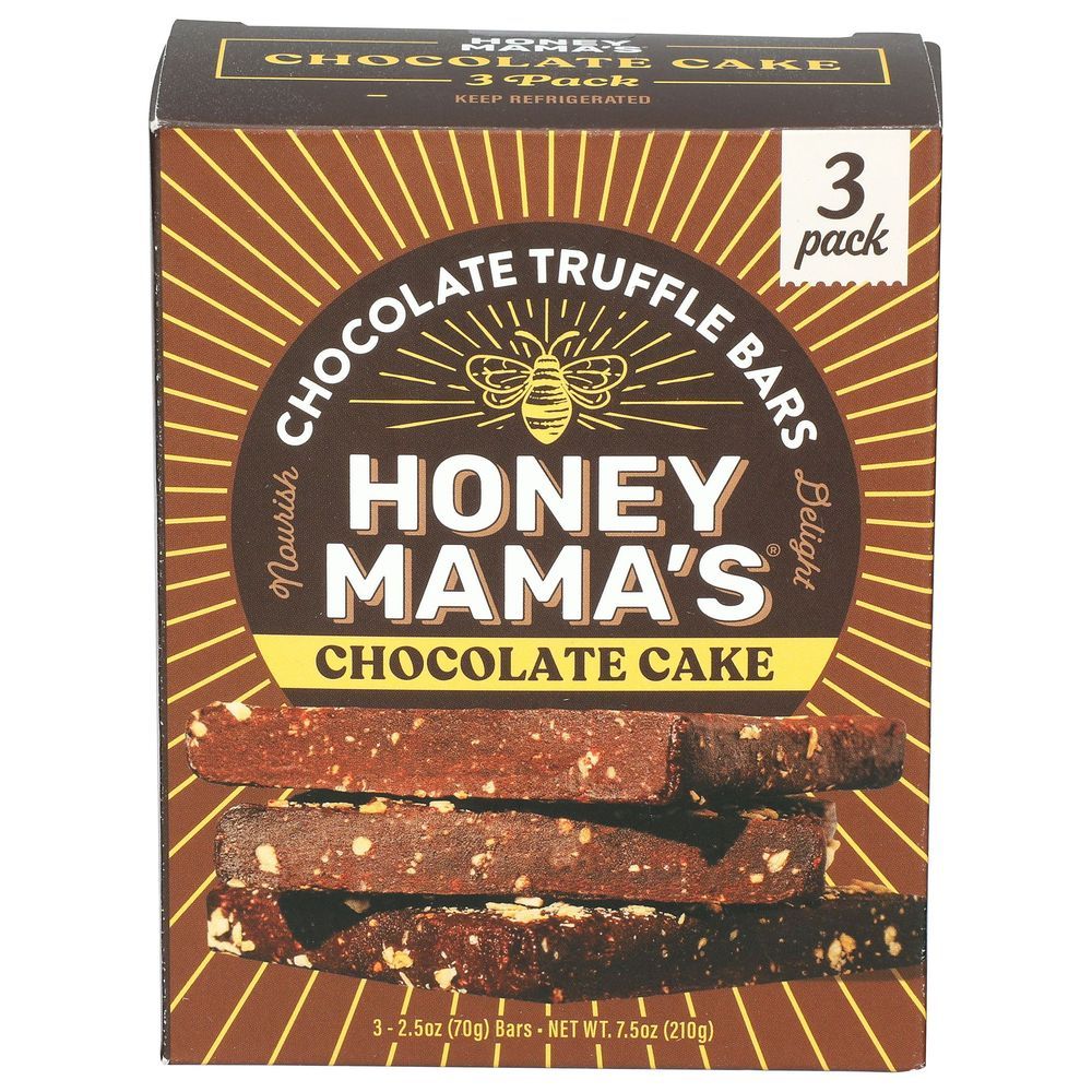 Honey Mama's Chocolate Cake Truffle Bar, 7.5 Ounce -- 8 Per Case
