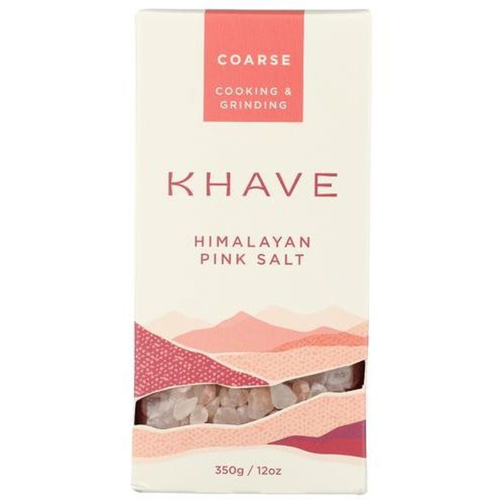 Khave Coarse Himalayan Pink Salt, 12 Ounce -- 6 Per Case