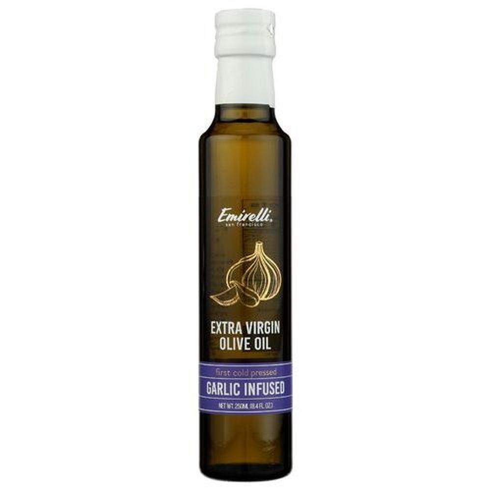 Emirelli Garlic Infused Extra Virgin Olive Oil, 8.4 Fluid Ounce -- 6 Per Case