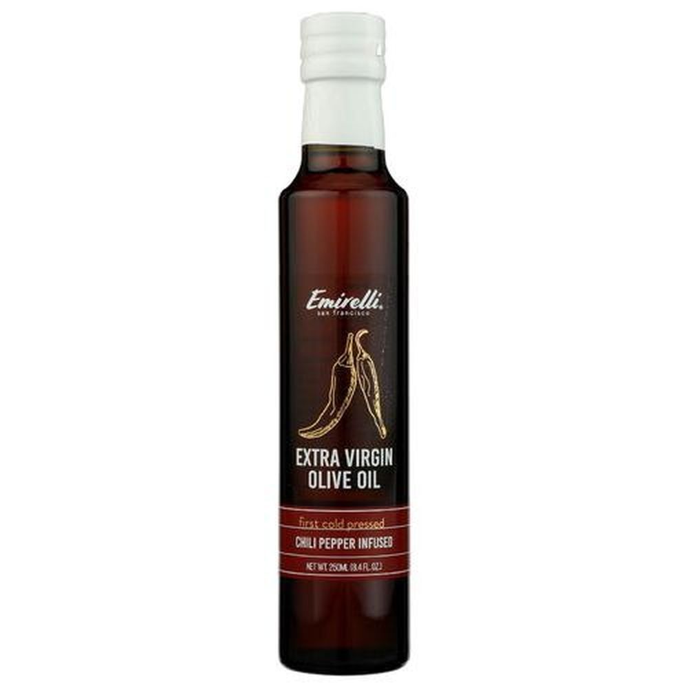 Emirelli Chili Pepper Infused Extra Virgin Olive Oil, 8.4 Fluid Ounce -- 6 Per Case