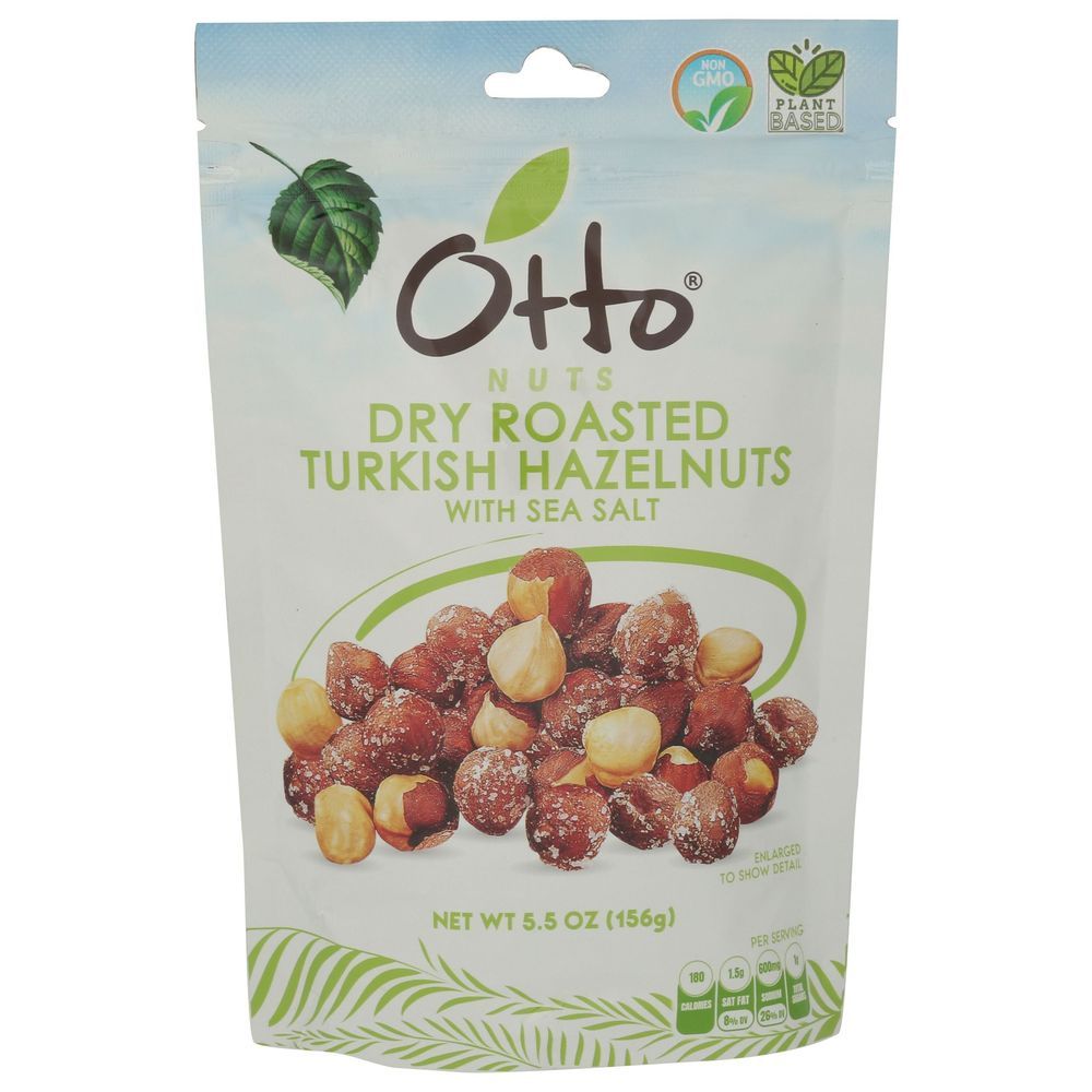 Otto Dry Roasted Turkish Hazelnuts With Sea Salt, 5.5 Ounce -- 6 Per Case