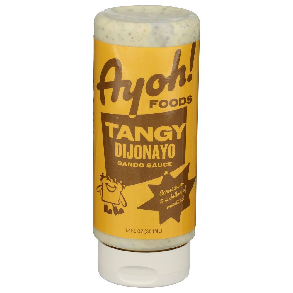 Ayoh Tangy Dijonayo Sando Sauce, 12 Fluid Ounce -- 6 Per Case