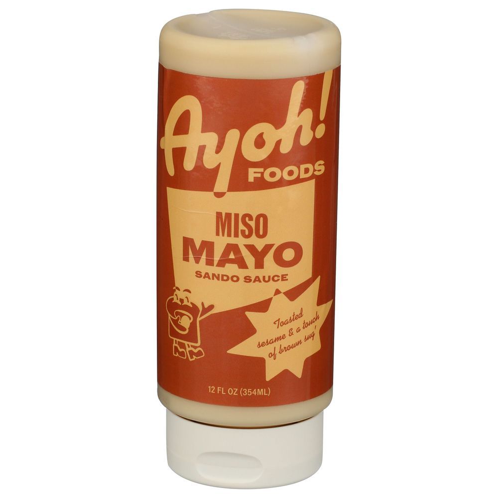 Ayoh Miso Mayo Sando Sauce, 12 Fluid Ounce -- 6 Per Case