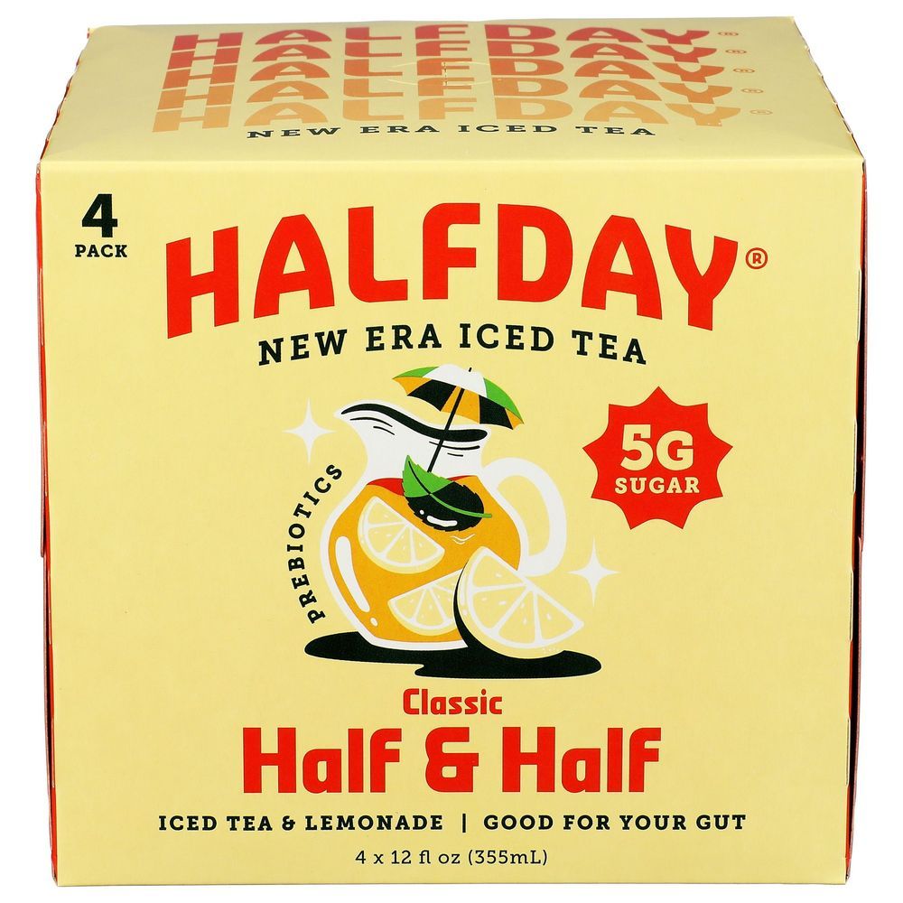 Halfday Classic Half And Half Iced Tea And Lemonade, 12 Fluid Ounce -- 24 Per Case
