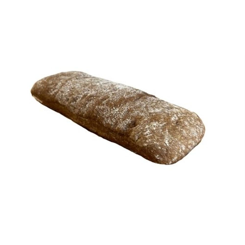 Bread Man Baking Unsliced 10 X 4 Ciabatta Wheat Roll, 12 Count