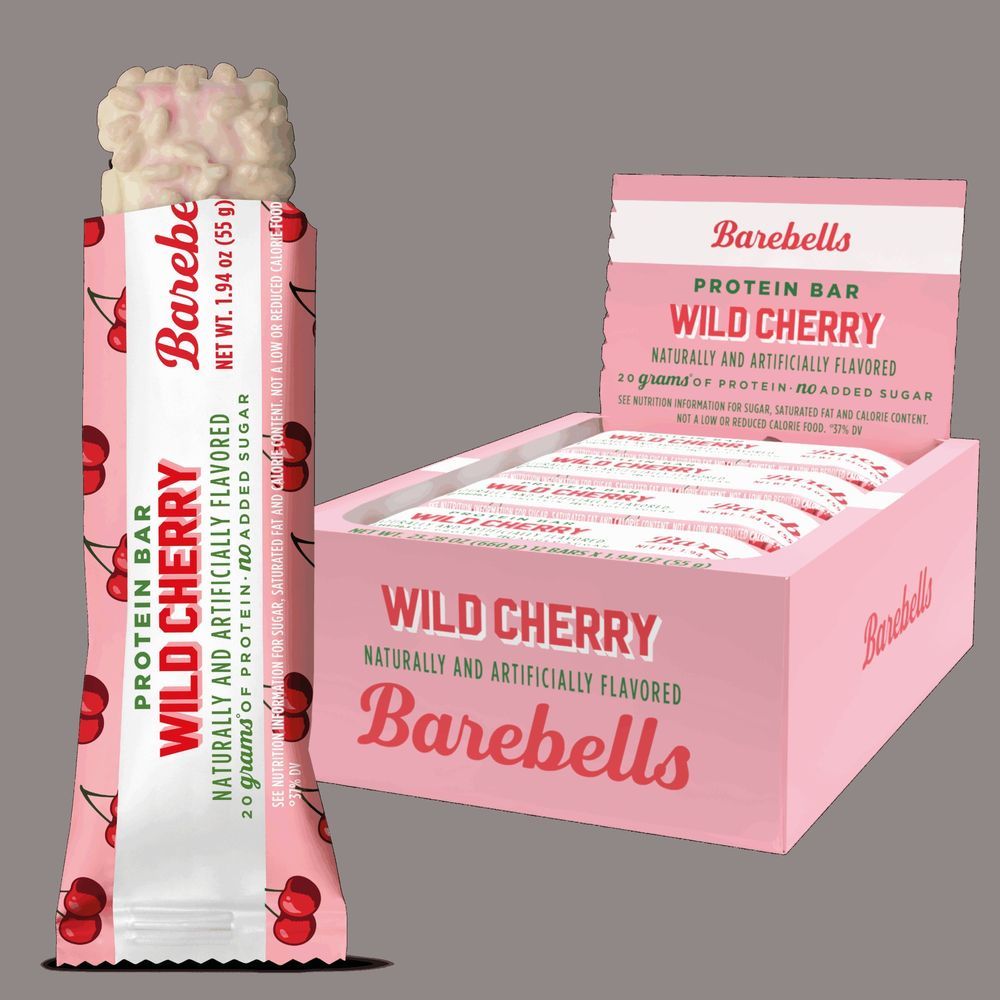 Barebells Wild Cherry Protein Bar, 1.94 Ounce -- 12 Per Case