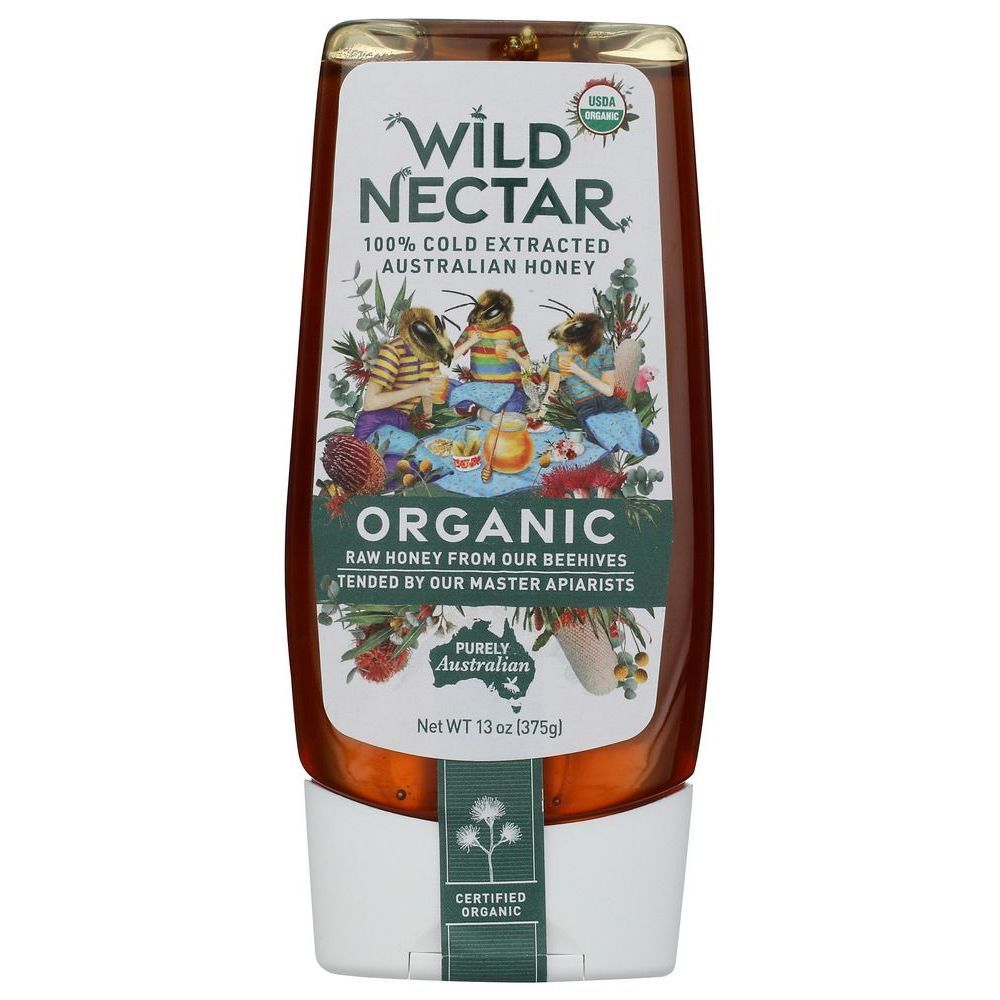 Wild Nectar Ironbark Organic Australian Honey, 13.2 Ounce -- 10 Per Case