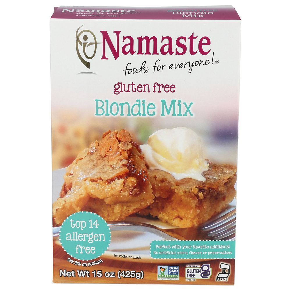 Namaste Foods Blondie Mix, 15 Ounce -- 6 Per Case