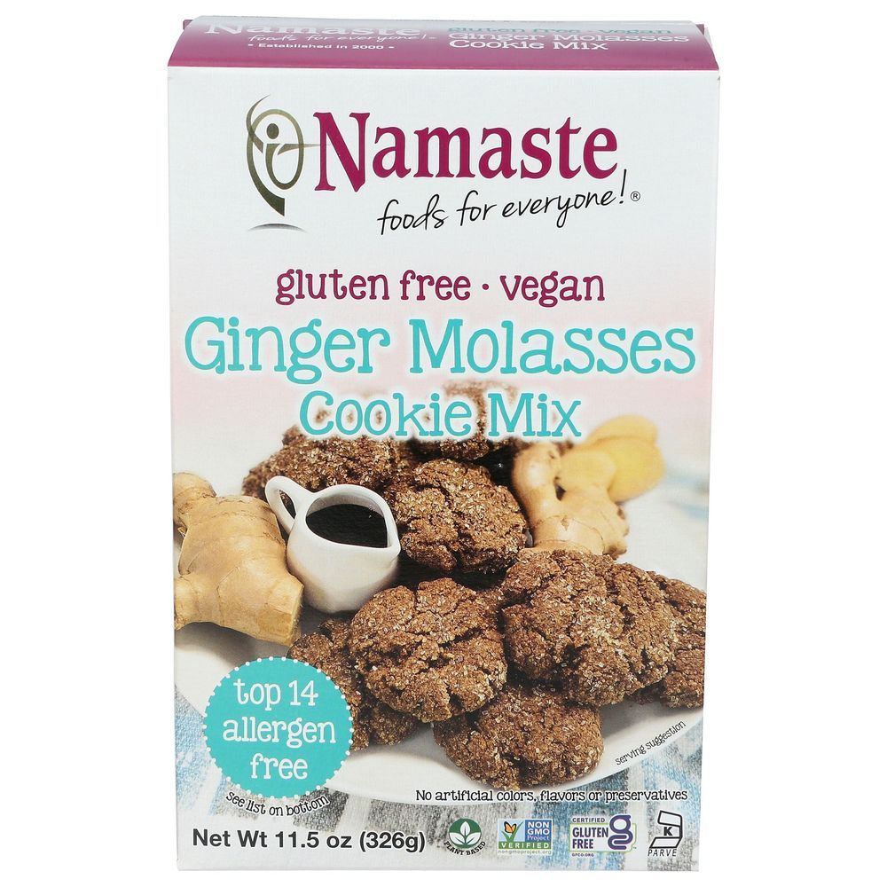 Namaste Foods Ginger Molasses Cookie Mix, 11.5 Ounce -- 6 Per Case