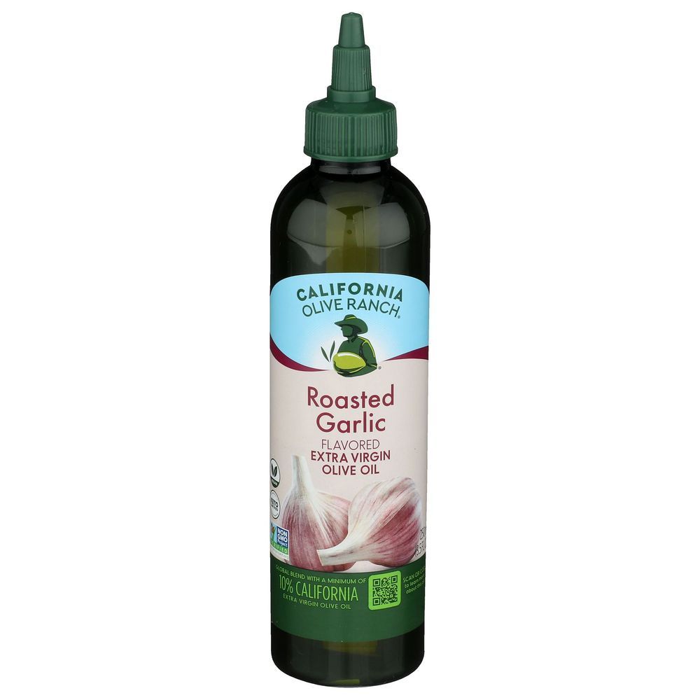 California Olive Ranch Roasted Garlic Flavored Extra Virgin Olive Oil, 8.5 Fluid Ounce -- 6 Per Case