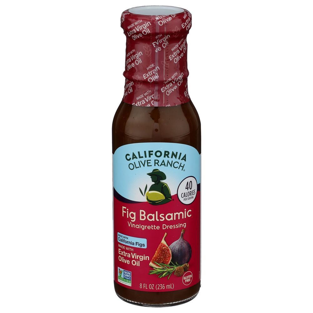 California Olive Ranch Fig Balsamic Vinaigrette Dressing, 8 Fluid Ounce -- 6 Per Case