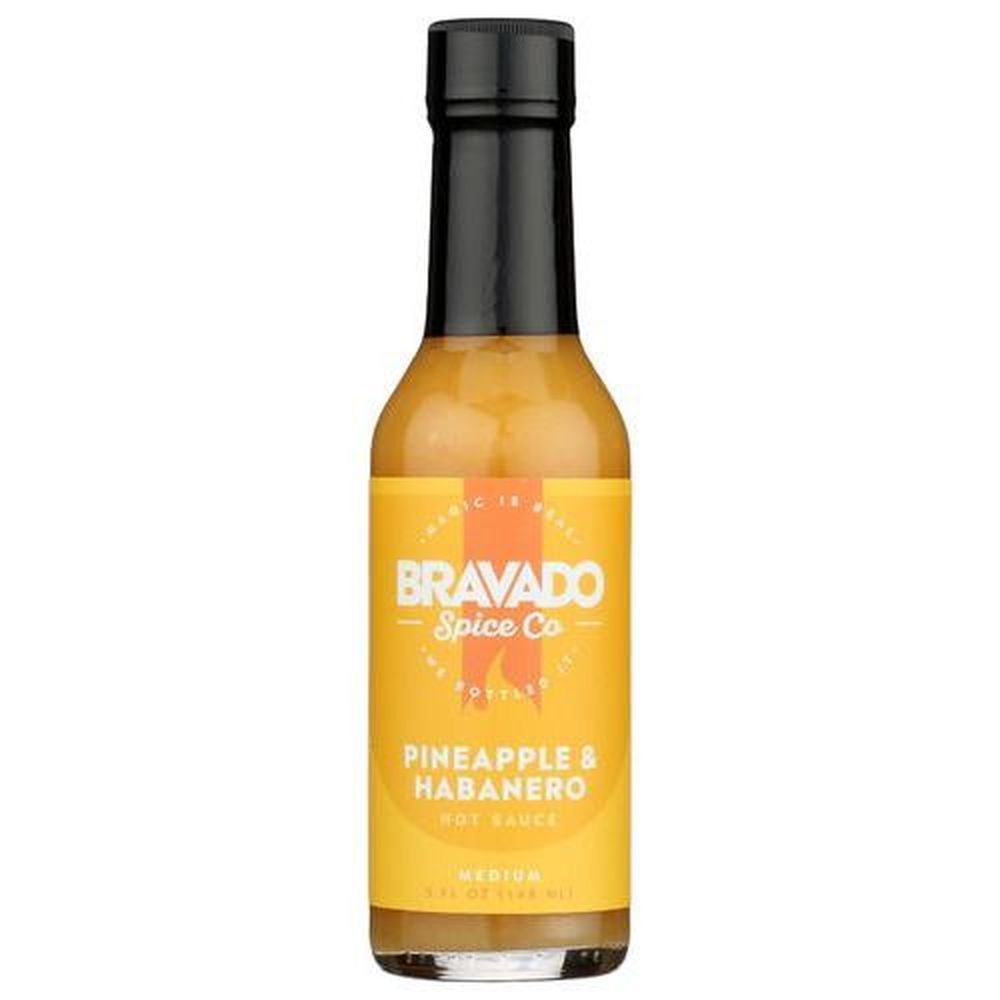 Bravado Spice Medium Pineapple And Habanero Hot Sauce, 5 Fluid Ounce -- 6 Per Case