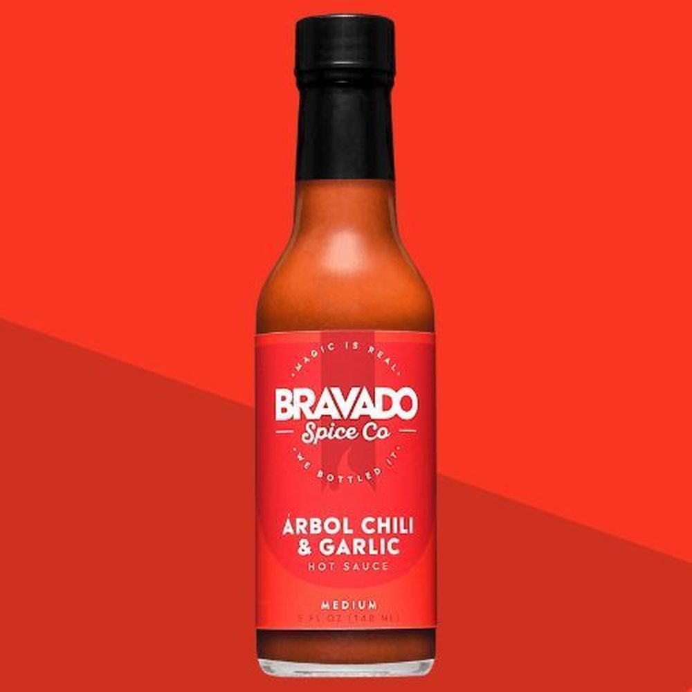Bravado Spice Medium Arbol Chili And Garlic Hot Sauce, 5 Fluid Ounce -- 6 Per Case
