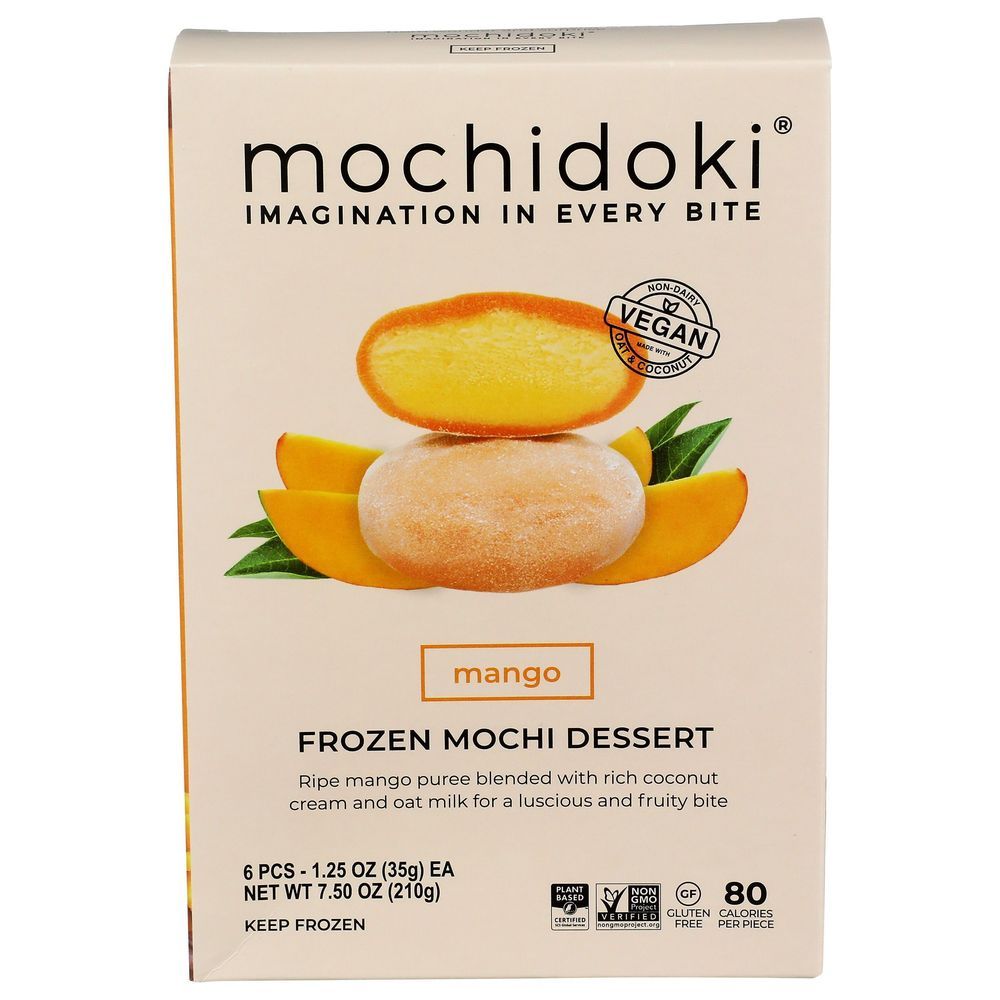 Mochidoki Mango Mochi Ice Cream, 7.5 Ounce -- 6 Per Case