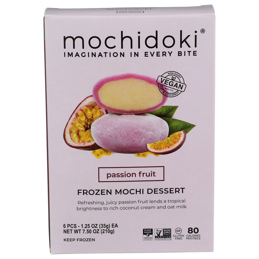 Mochidoki Passion Fruit Mochi Ice Cream, 7.5 Ounce -- 6 Per Case