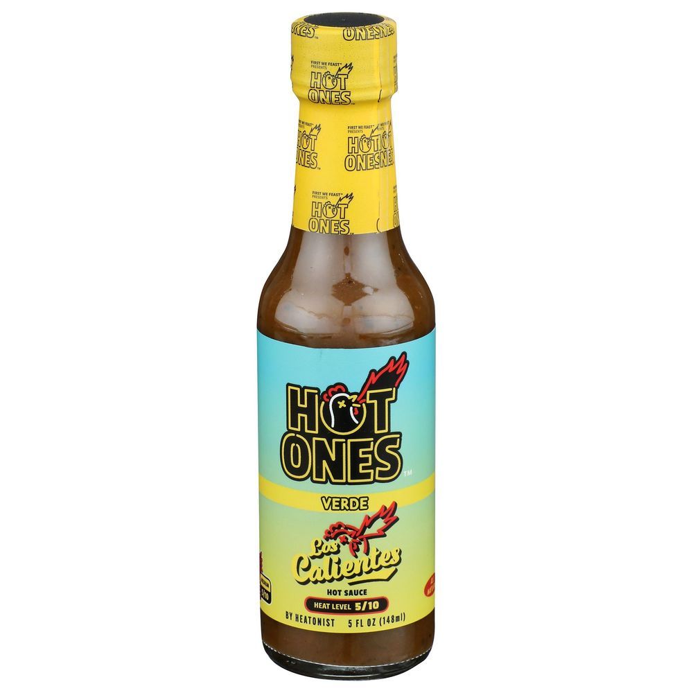 Hot Ones Los Calientes Verde Hot Sauce, 5 Fluid Ounce -- 12 Per Case