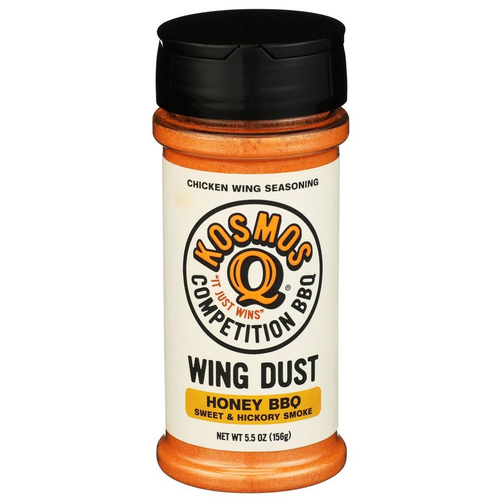 Kosmos Q Wing Dust Honey Bbq Chicken Wing Seasoning, 5.5 Ounce -- 6 Per Case