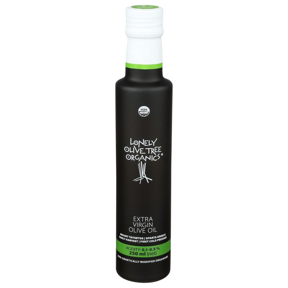 Lonely Olive Tree Organic Xtra Virgin Olive Oil, 250 Milliliter -- 6 Per Case