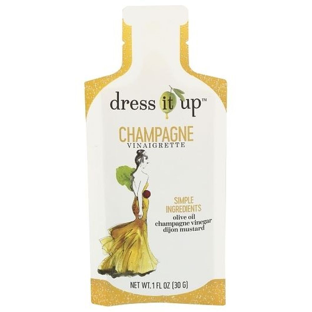 Dress It Up Dressing Champagne Vinaigrette Salad Dressing, 1 Fluid Ounce -- 100 Per Case