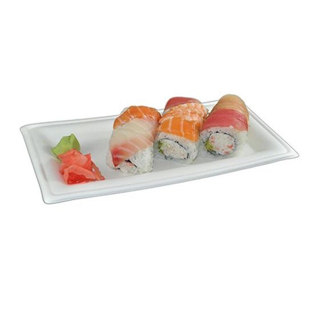 Primeware Rectangle Plate, 10 X 5 Inch -- 500 Per Case