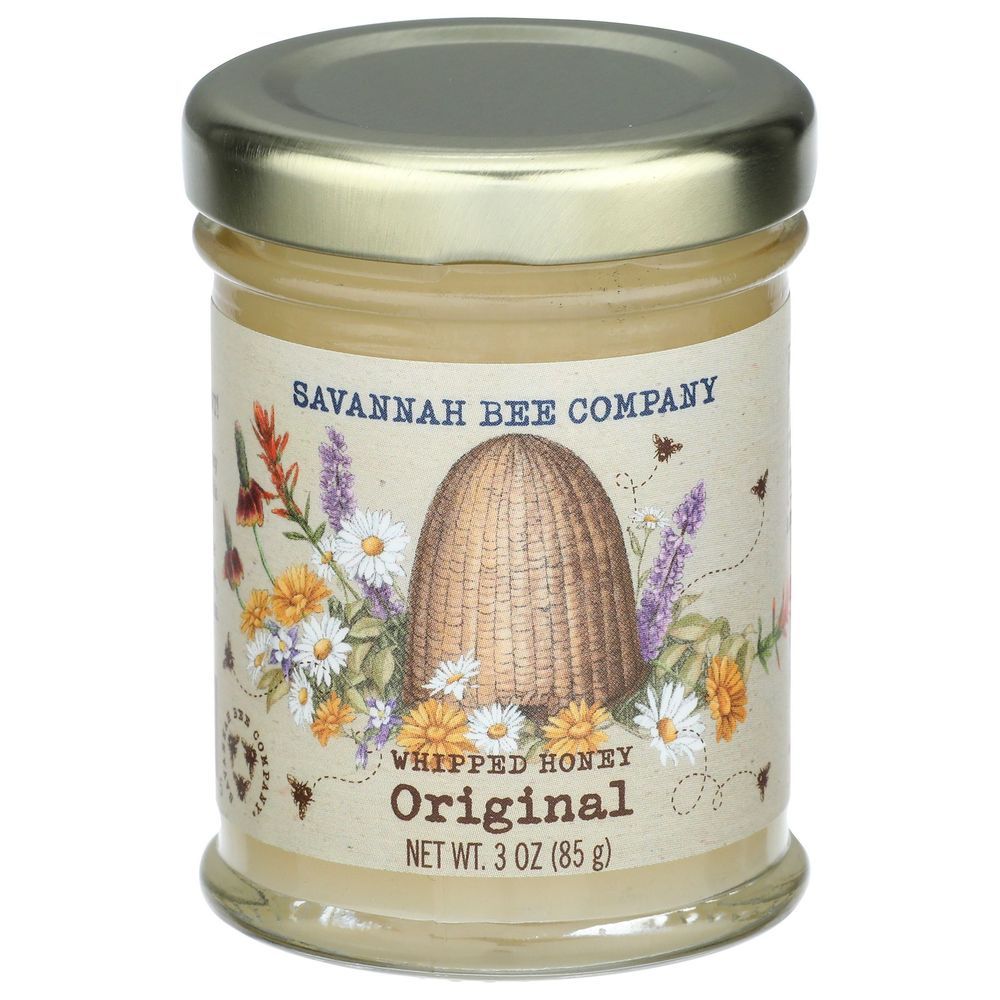 Savannah Bee Company Original Whipped Honey, 3 Ounce -- 12 Per Case