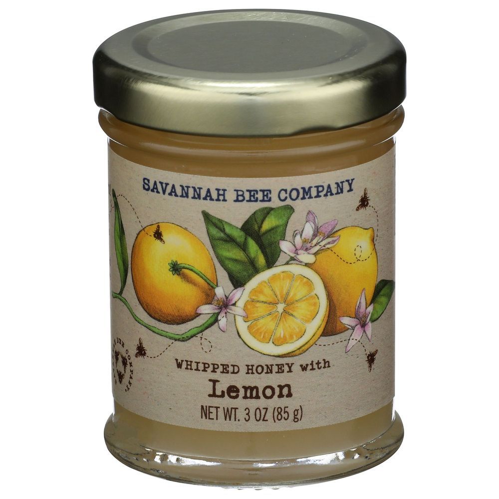 Savannah Bee Company Whipped Honey With Lemon, 3 Ounce -- 12 Per Case