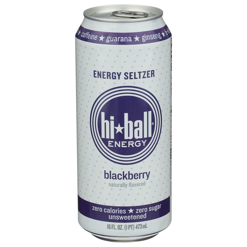 Hiball Blackberry Energy Seltzer, 16 Fluid Ounce -- 12 Per Case
