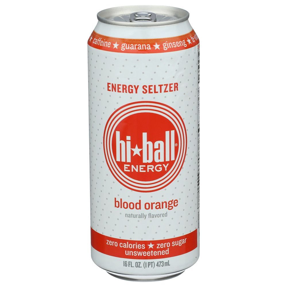 Hiball Blood Orange Energy Seltzer, 16 Fluid Ounce -- 12 Per Case