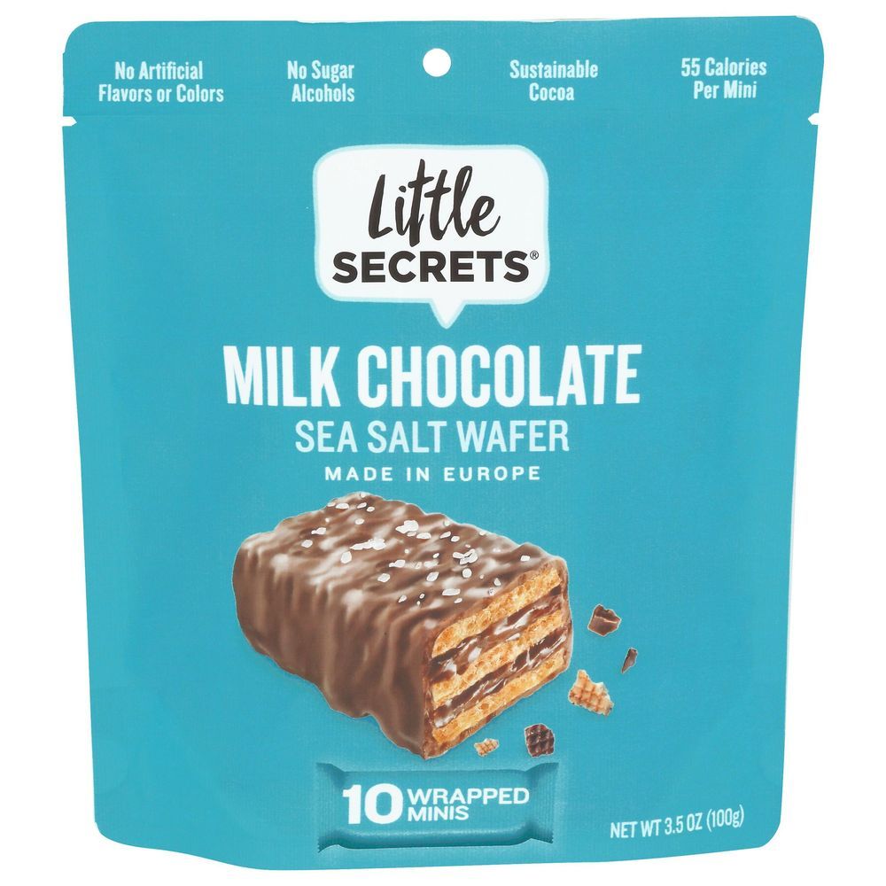 Little Secrets Milk Chocolate Crème Mini Crispy Wafers, 3.5 Ounce -- 6 Per Case