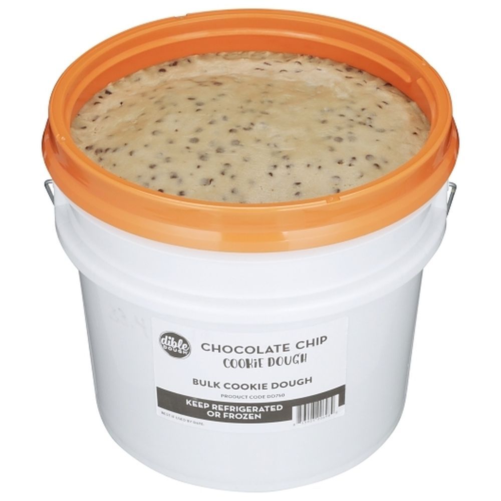 Dible Dough Chocolate Chip Edible Cookie Dough, 30 Pound Bucket