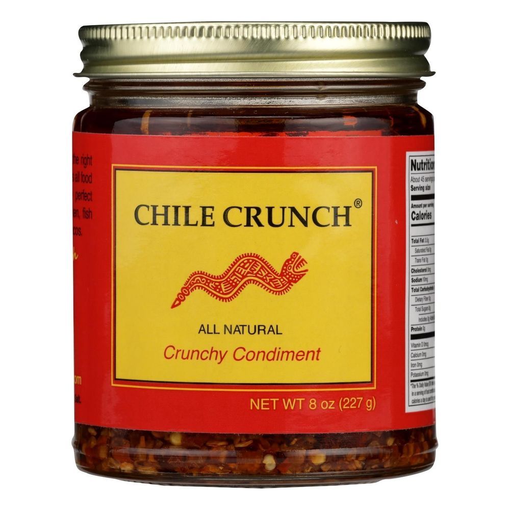 Chile Crunch All Natural Crunchy Condiment, 5.5 Ounce -- 6 Per Case