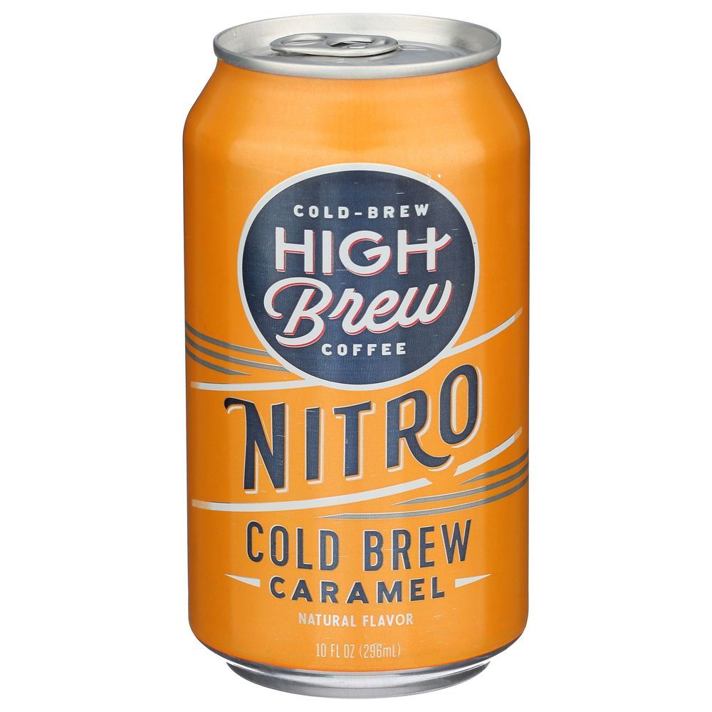 High Brew Caramel Nitro Cold Brew Coffee, 10 Fluid Ounce -- 12 Per Case
