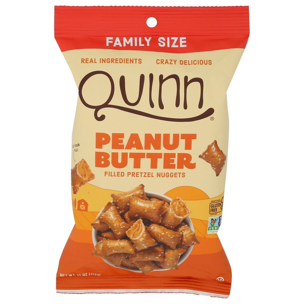 Quinn Peanut Butter Filled Pretzel Nugget, 11 Ounce -- 8 Per Case