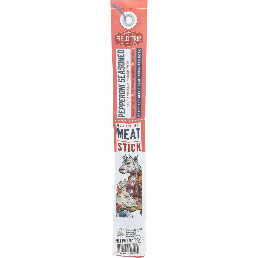 Field Trip Uncured Pepperoni Meat Sticks, 1 Ounce -- 24 Per Case