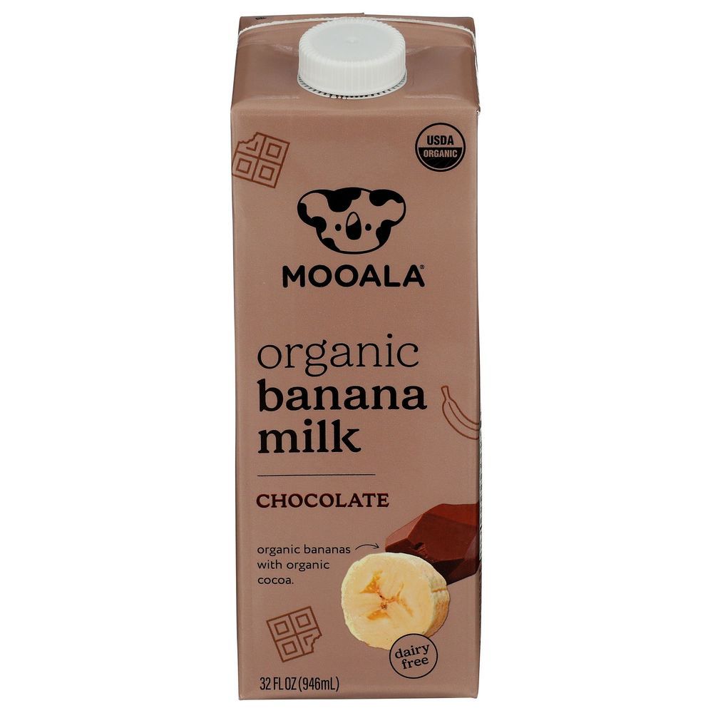 Mooala Organic Chocolate Banana Milk, 32 Fluid Ounce -- 6 Per Case