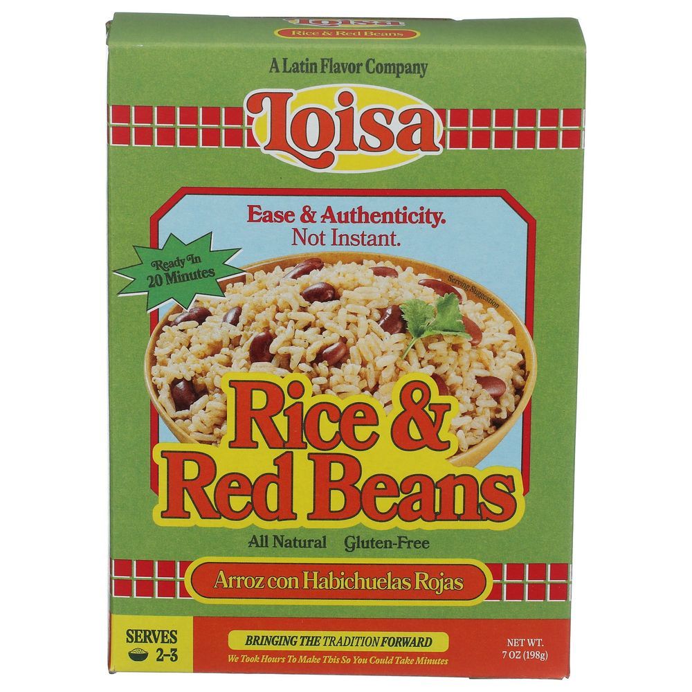Loisa Rice And Red Beans, 7 Ounce -- 6 Per Case