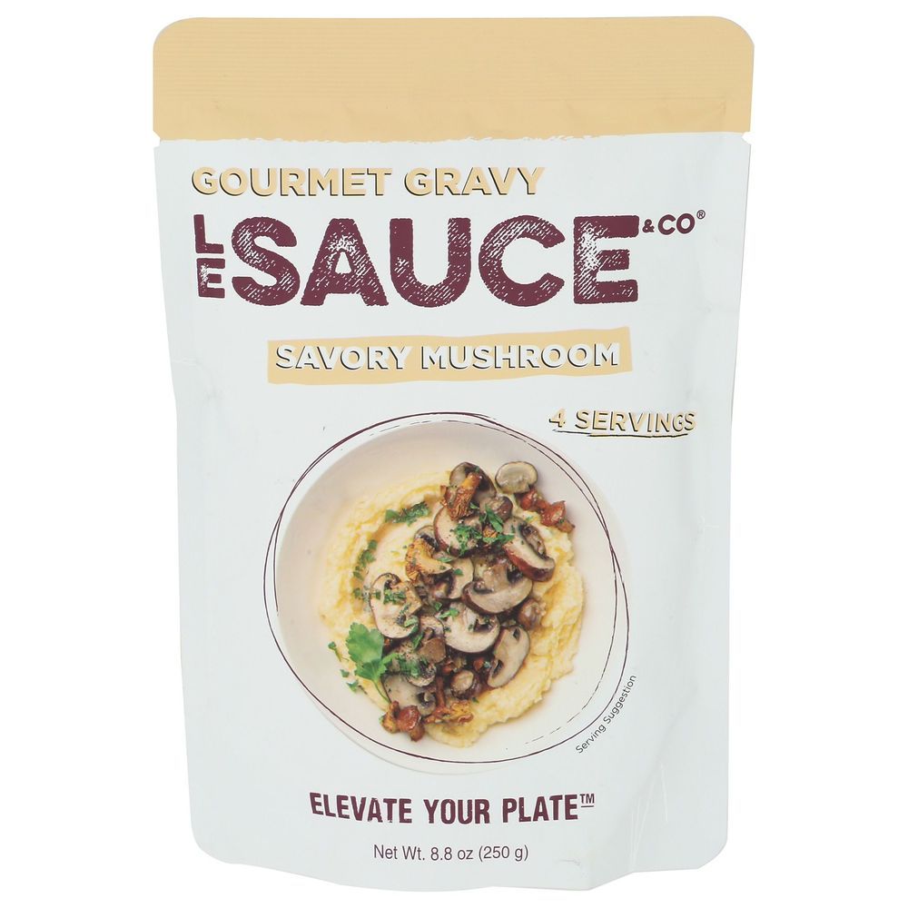 Le Sauce & Co Savory Mushroom Gourmet Gravy, 8.8 Ounce -- 6 Per Case