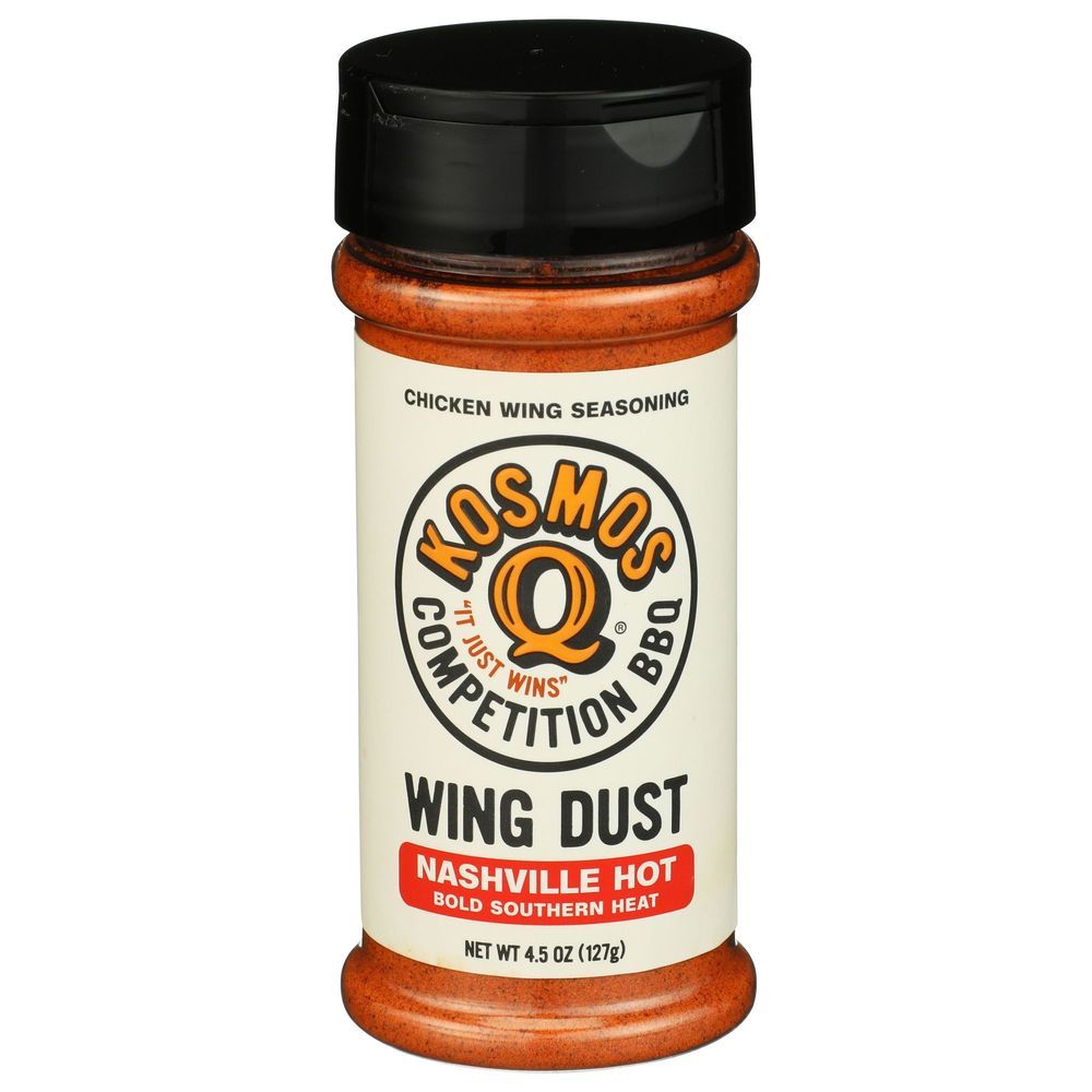 Kosmos Q Wing Dust Nashville Hot Chicken Wing Seasoning, 4.5 Ounce -- 6 Per Case