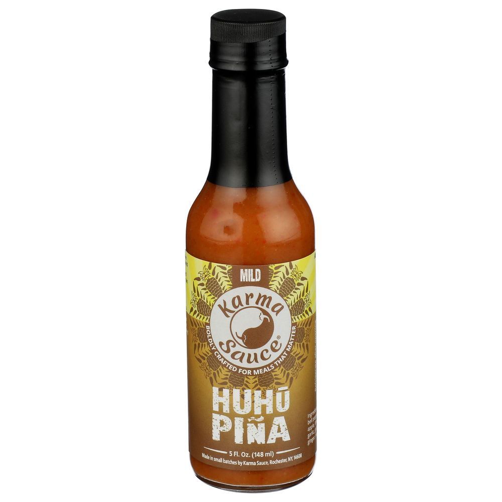 Karma Sauce Huhu Pina Mild Hot Sauce, 5 Fluid Ounce -- 12 Per Case