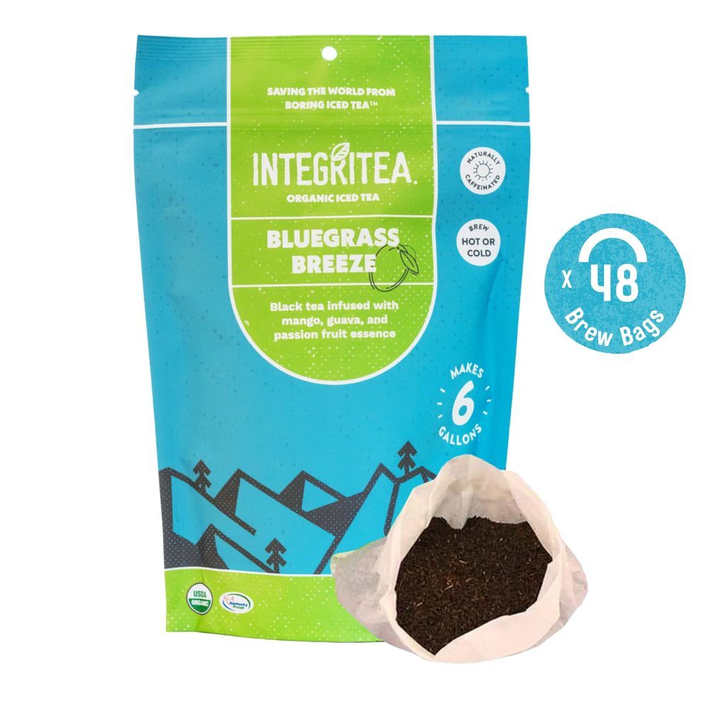 Integritea Organic Bluegrass Breeze Iced Tea, 1 Ounce -- 48 Per Case