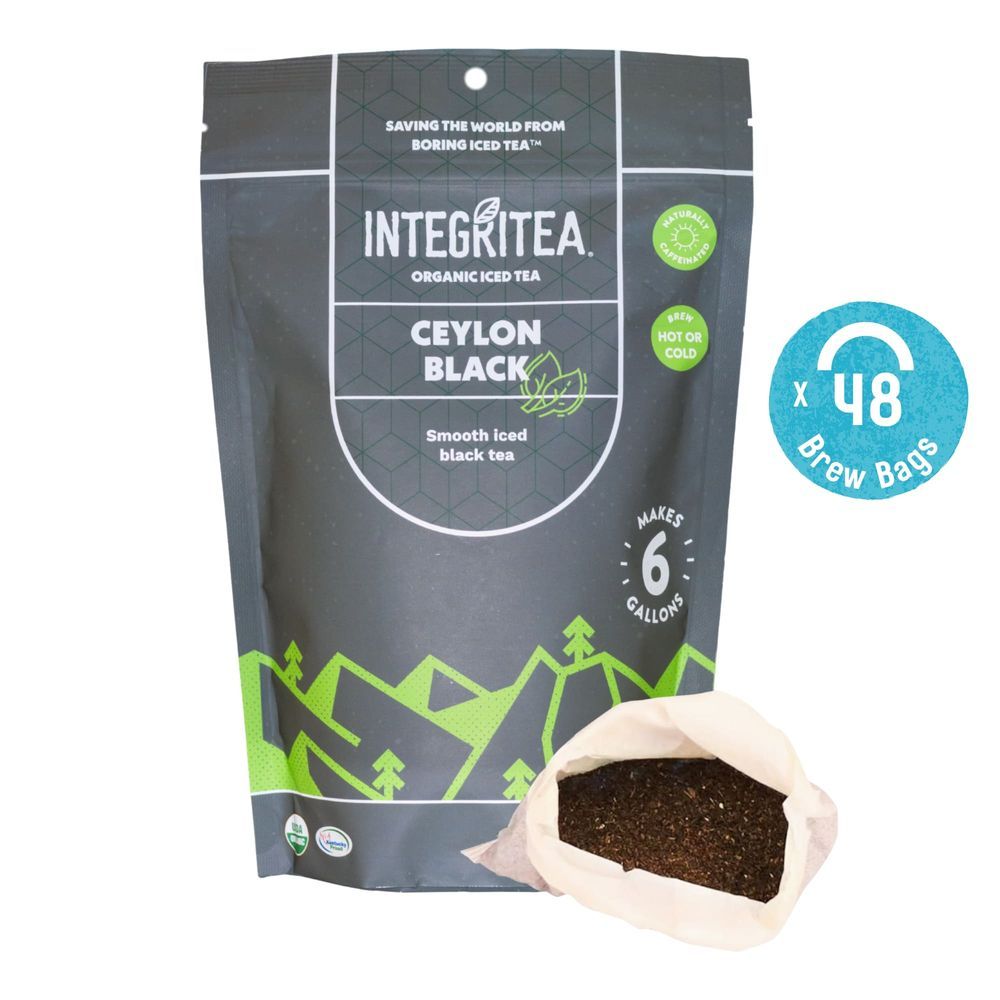 Integritea Organic Ceylon Back Iced Tea, 1 Ounce -- 48 Per Case