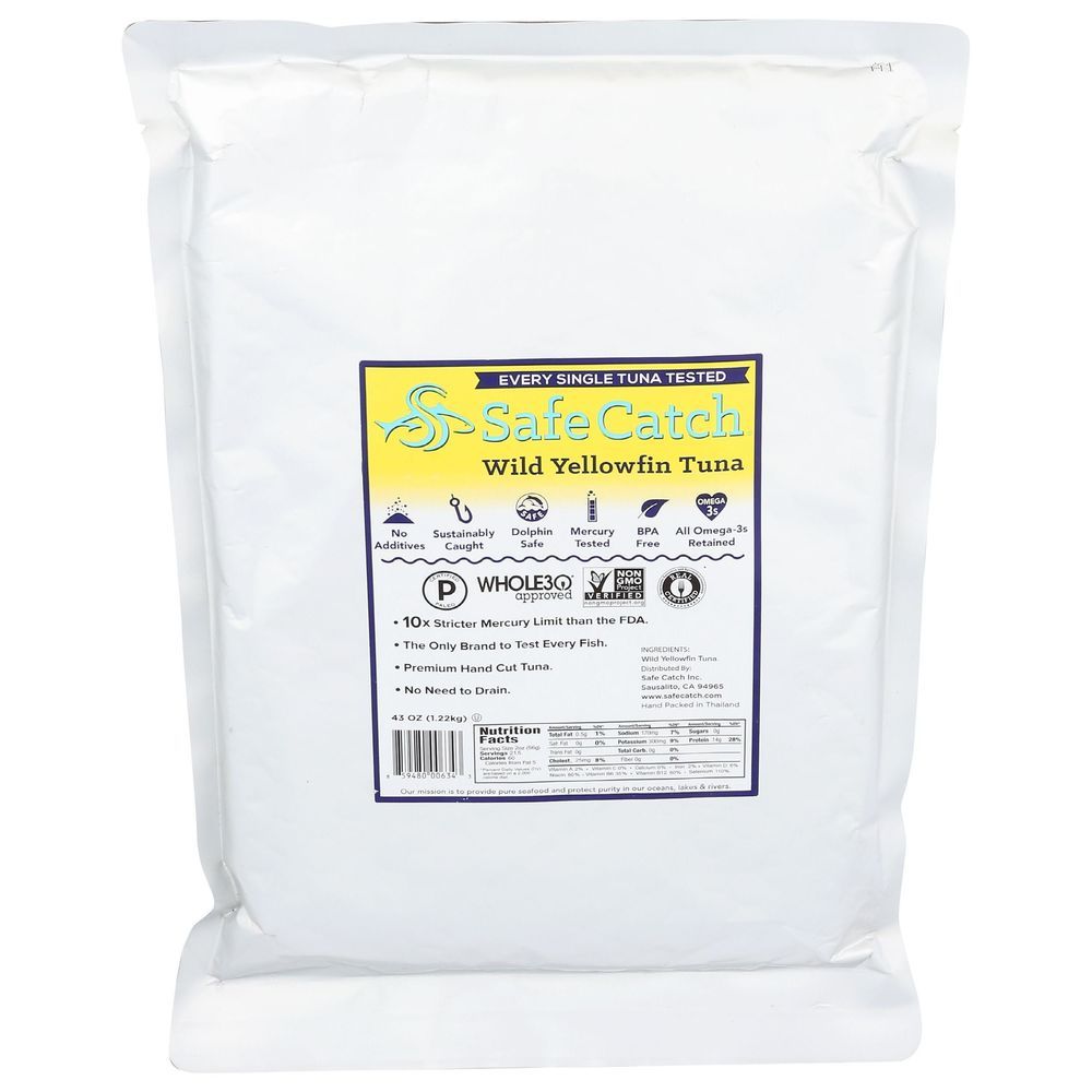 Safe Catch Wild Yellowfin Tuna, 43 Ounce -- 6 Per Case